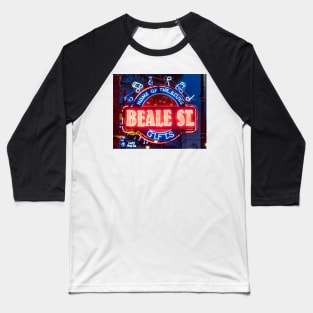 Beale Street Home of the Blues Baseball T-Shirt